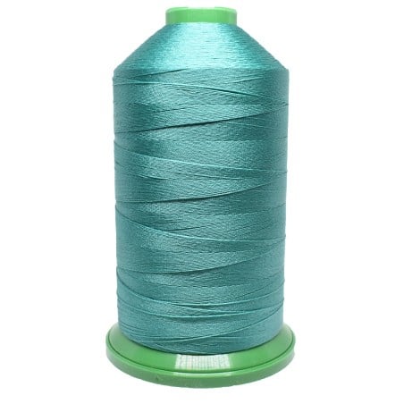 Top stitch upholstery leather bonded thread 20s colour Turquoise 397